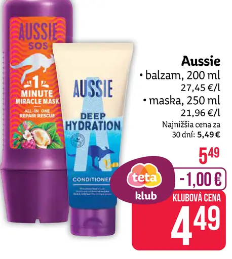 Aussie balzam a maska na vlasy