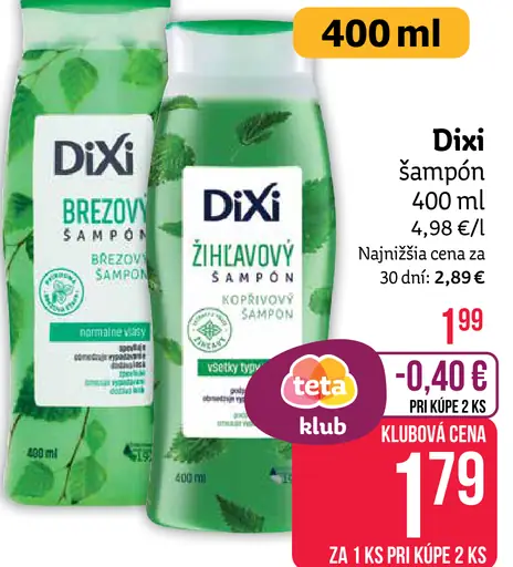Dixi Žihľavový šampón
