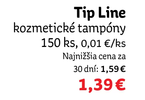 Tip Line kozmetické tampóny