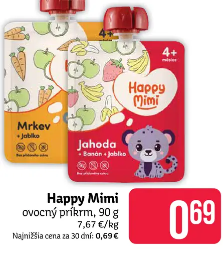 Happy Mimi ovocný príkrm