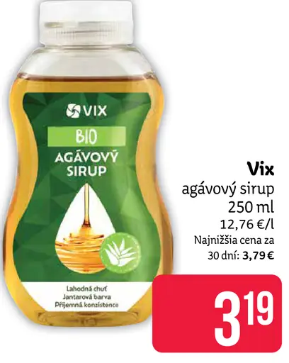 Vix BIO agávový sirup