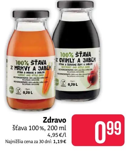 Zdravo šťava dula a jablká