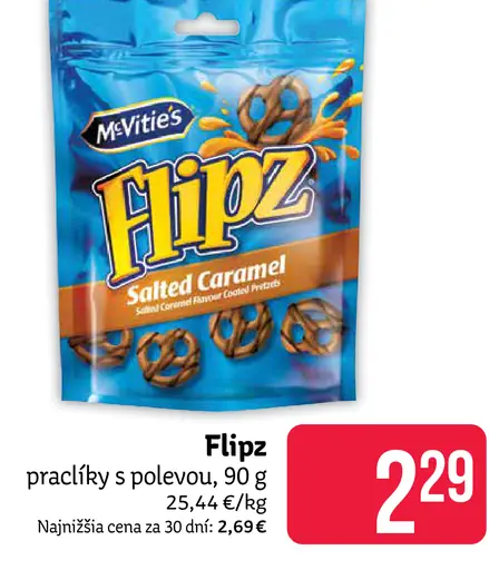 Flipz praclíky s polevou