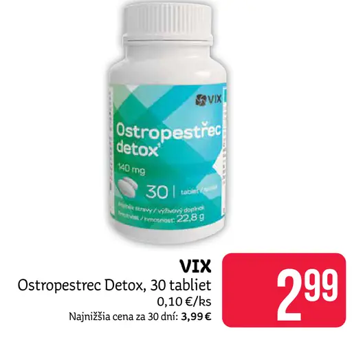 Vix Ostropestrec Detox