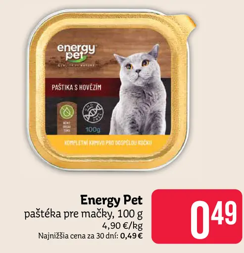 Energy Pet kapsička pre mačky/psov