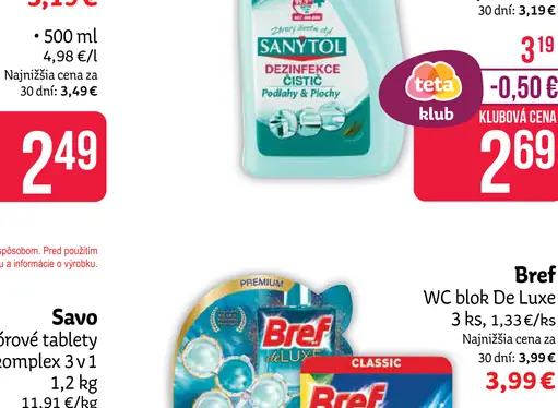 Sanytol čistič na podlahy