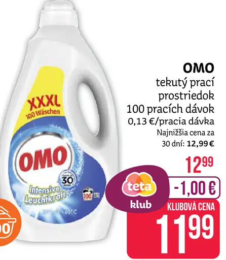 Omo tekutý prací prostriedok
