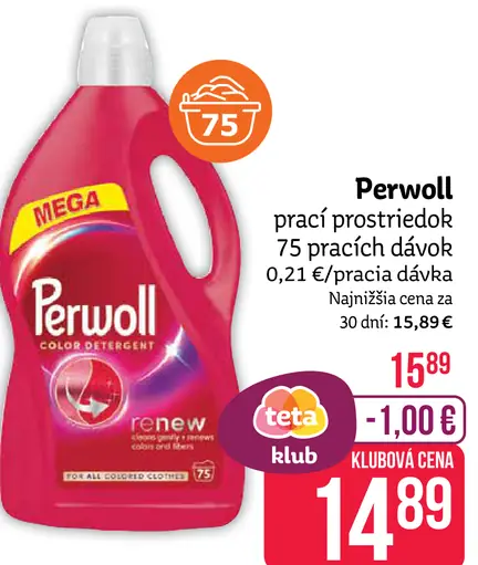 Perwoll prací prostriedok