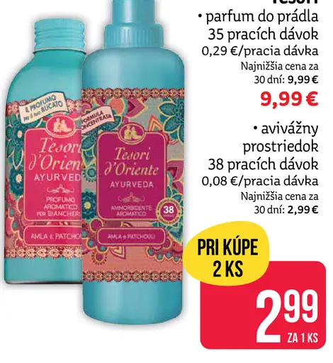 Tesori parfum do prádu