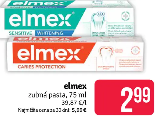 Elmex zubná pasta