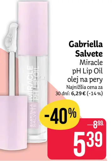 Gabriella Salvete Miracle pH Lip Oil olej na pery