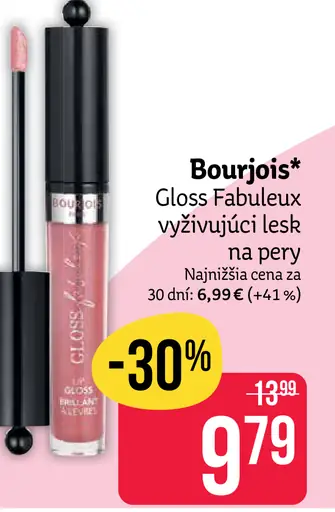Bourjois Gloss Fabuleux výživujúci lesk na pery