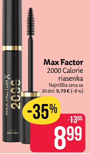 Max Factor 2000 Calorie riasenka