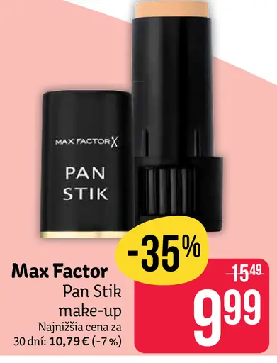 Max Factor Pan Stik make-up