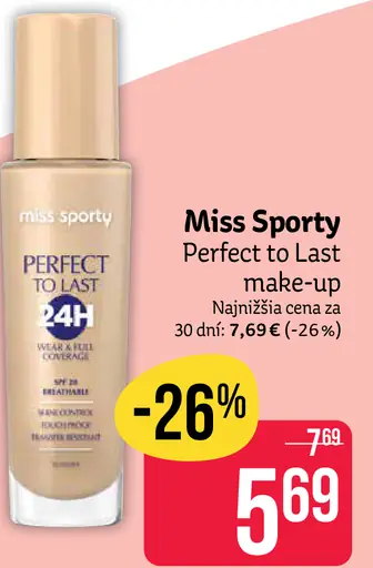Miss Sporty Perfect to Last make-up