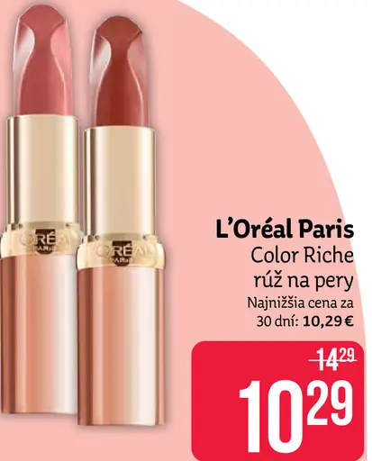 L’Oréal Paris Color Riche Rúž na Pery