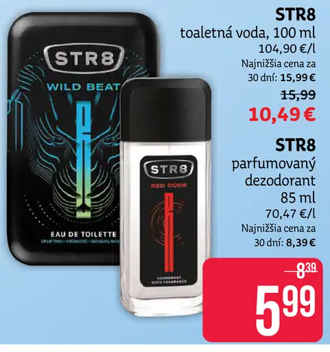 STR8 Wild Beat toaletná voda