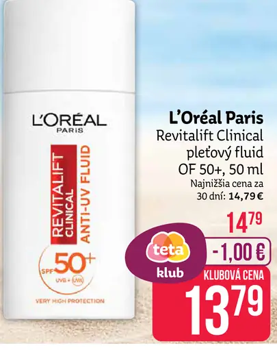L’Oréal Paris Revitalift Clinical pleťový fluid