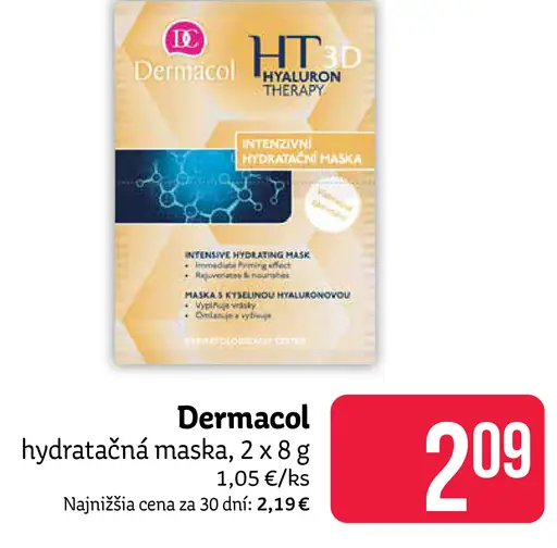 Dermacol hydratačná maska