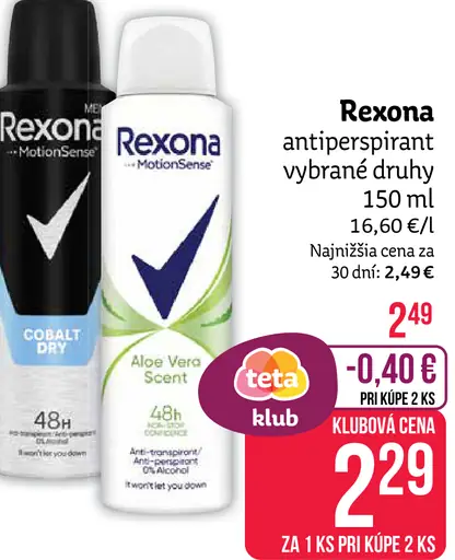 Rexona Antiperspirant