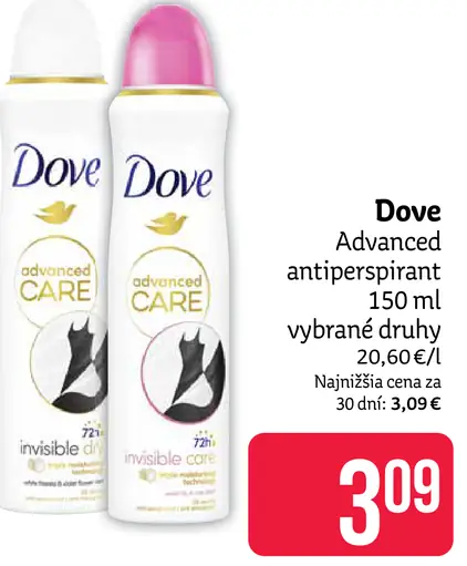 Dove Advanced antiperspirant