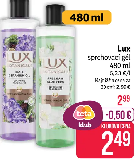 Lux sprchovací gél