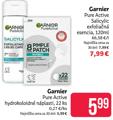 Garnier Pure Active Salicylic exfoliačná esencia