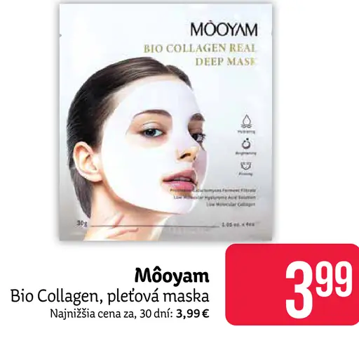 Mooyam Bio Collagen pleťová maska