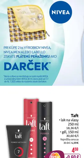 Taft Power gél na vlasy