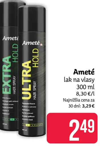 Ameté lak na vlasy Extra Hold