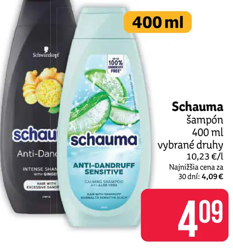 Schauma šampón vybrané druhy