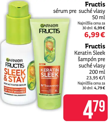 Fructis sérum pre suché vlasy