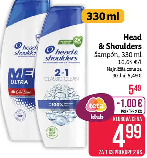 Head & Shoulders šampón
