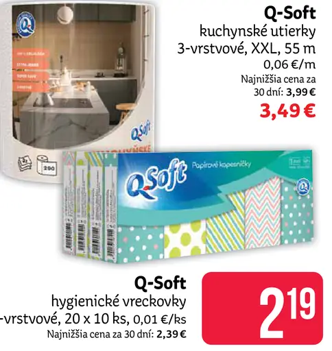 Q-Soft kuchynské utierky