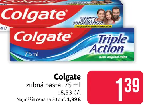 Colgate Triple Action zubná pasta