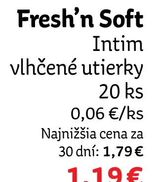 Fresh'n Soft Classic vlhčené utierky