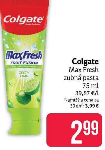Colgate Max Fresh zubná pasta