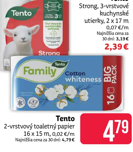 Tento kuchynské utierky 3-vrstvové