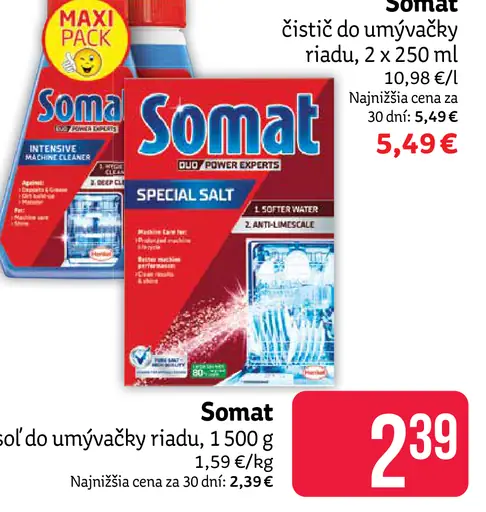 Somat Excellence 4 v 1, tablety do umývačky riadu