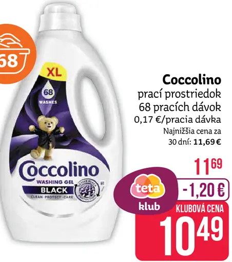 Coccolino prací prostriedok