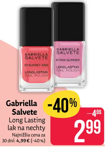 Gabriella Salvete Long Lasting lak na nechty