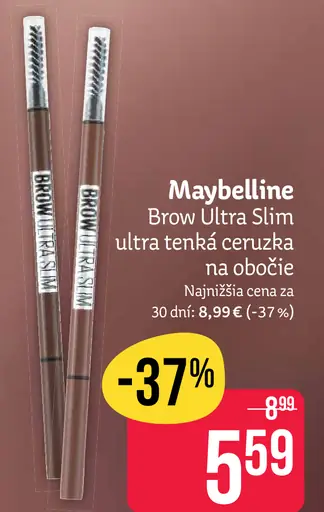 Maybelline Brow Ultra Slim ultra tenká ceruzka na obočie