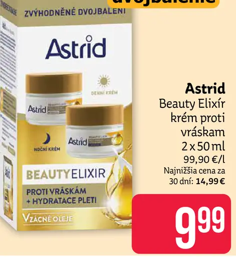 Astrid Beauty Elixir krém proti vráskam