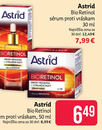 Astrid Bio Retinol sérum proti vráskam