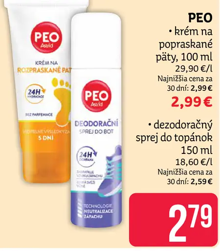 PEO dezodoračný sprej do topánok
