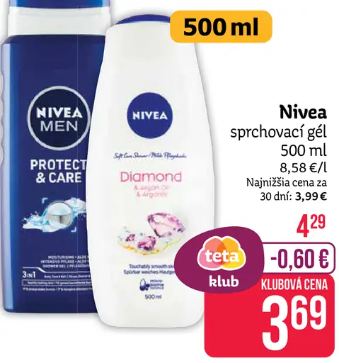 Nivea sprchovací gél