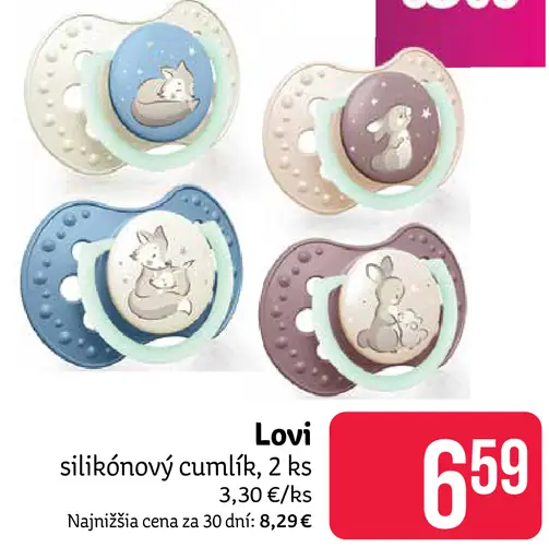 Lovi silikónový cumlík