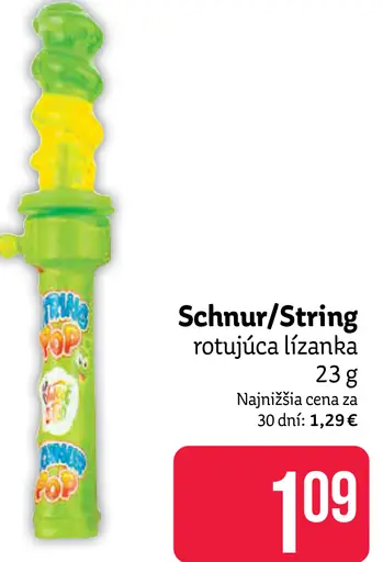 SCHNUR/STRING Rotujúca lízanka