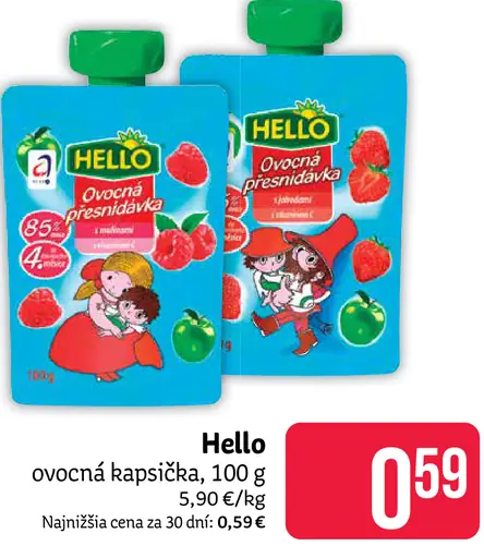 Hello ovocná kapsička