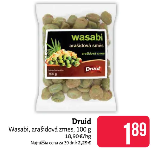 Druid Wasabi, arašidový zmes